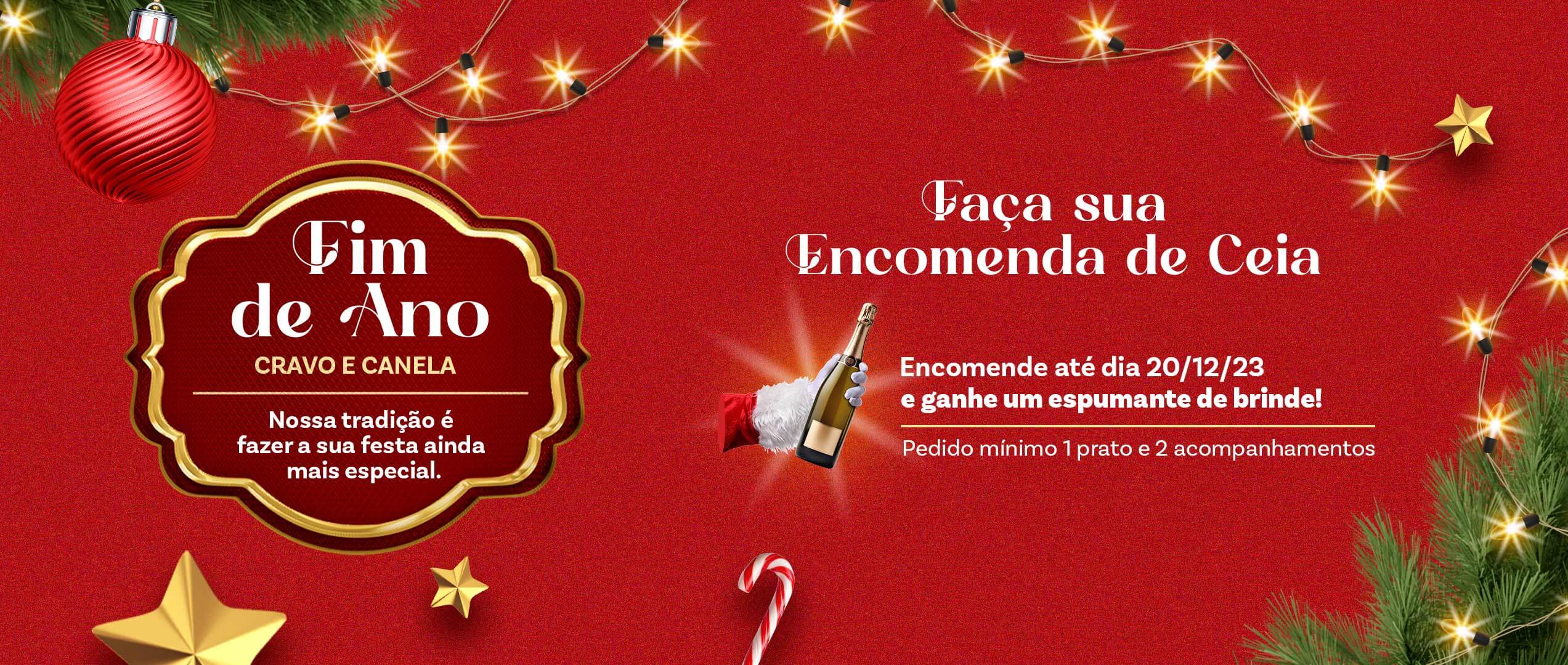 Ceia de Natal Cravo e Canela