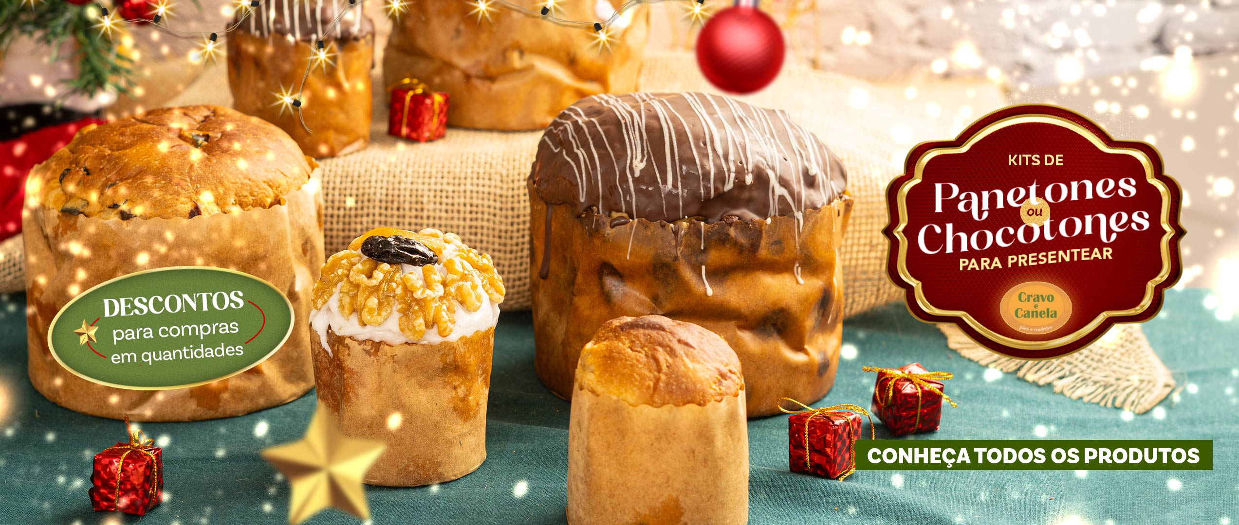 Produtos de Natal Cravo e Canela